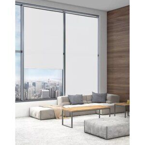 Lumi 3 Pack Miro Blackout Tear to Fit Vinyl Roller Shade 37.25" x 72" w Hardware